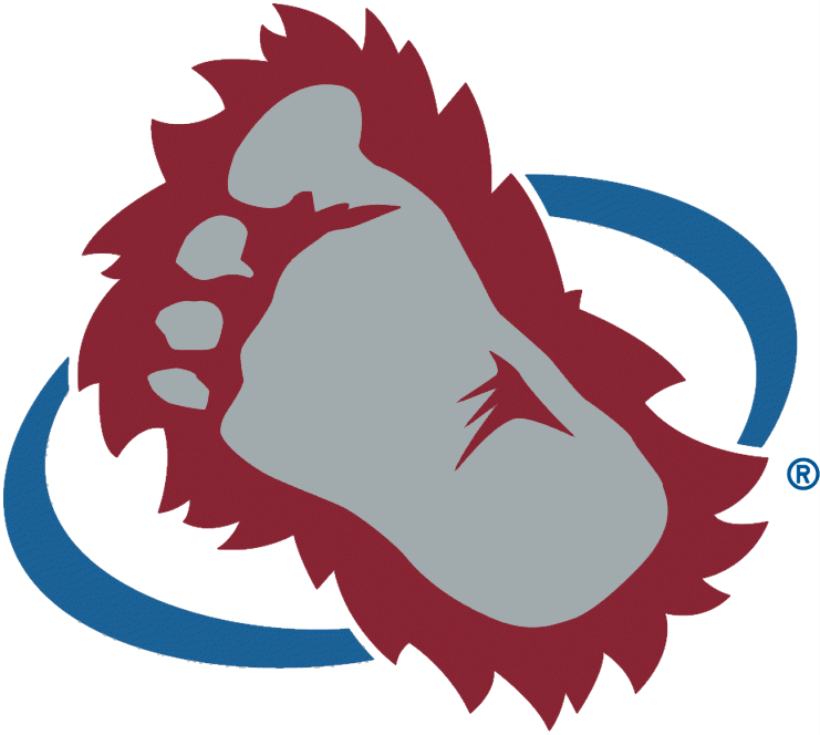 Colorado Avalanche 1995 96-1998 99 Secondary Logo cricut iron on